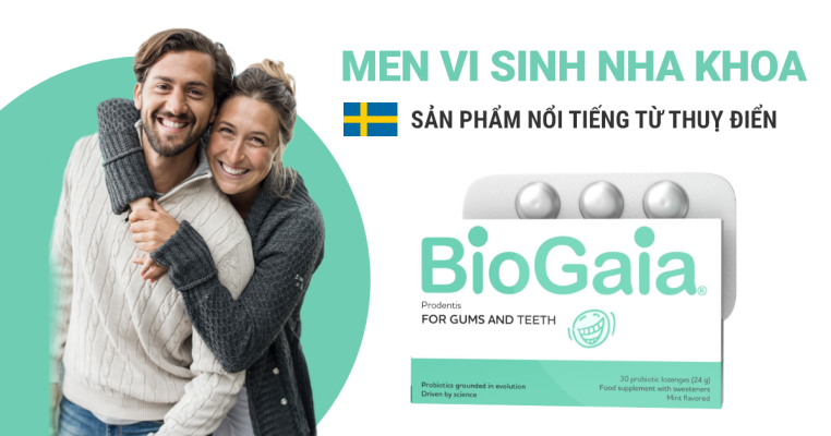 BioGaia Prodentis - Men vi sinh nha khoa nổi tiếng của Thuỵ Điển