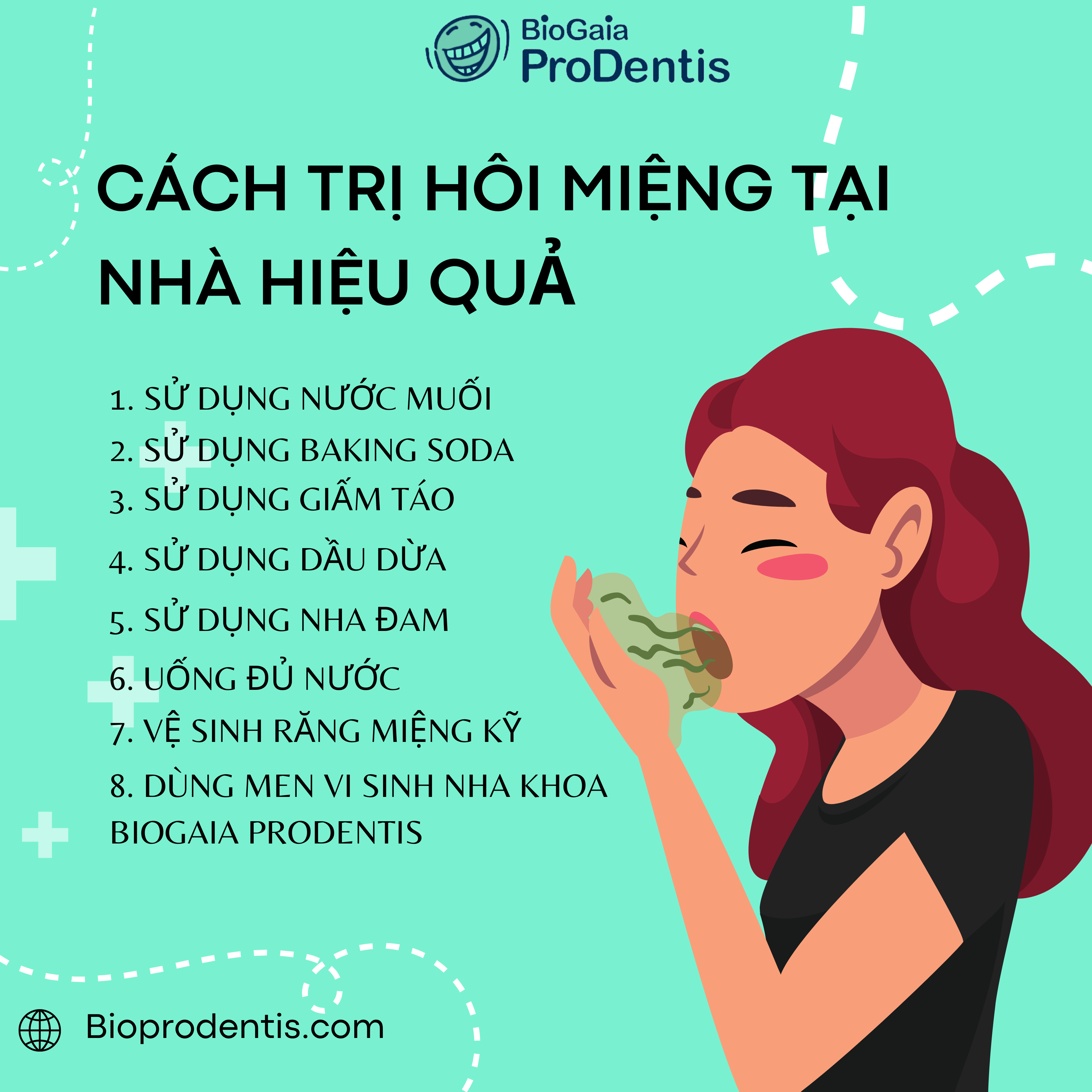 Cách trị hôi miệng tại nhà hiệu quả