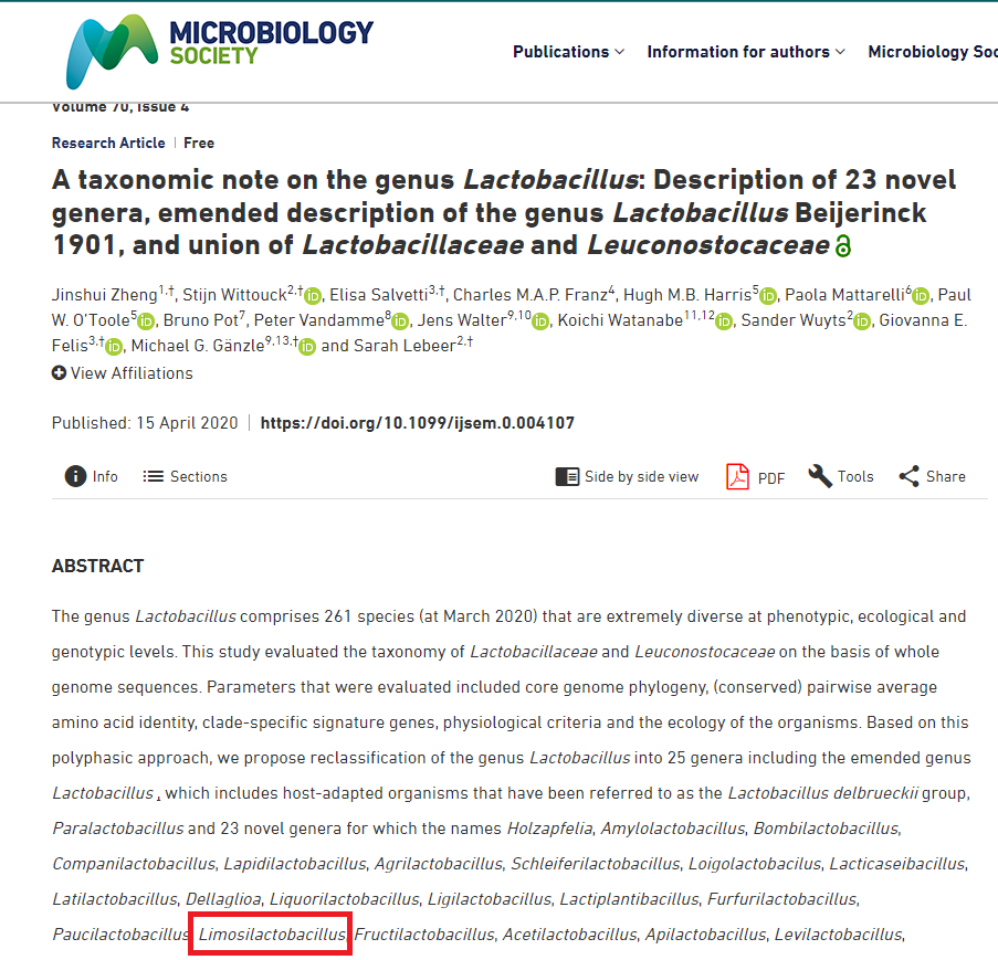 Thông tin được đăng tải tại: “International Journal of Systematic and Evolutionary Microbiology”