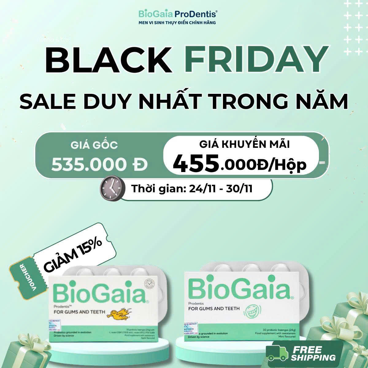 Black Friday BioGaia Prodentis Black Friday BioGaia Prodentis